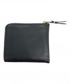 COMME des GARCONSコムデギャルソン）の古着「L字型ZIP財布」｜ブラック
