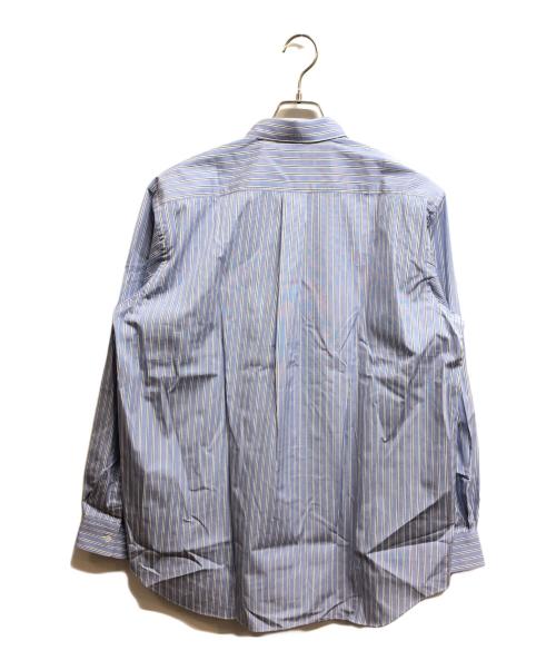 COMME des GARCONS SHIRT（コムデギャルソンシャツ）COMME des GARCONS SHIRT (コムデギャルソンシャツ) フォーエバーストライプシャツ ブルー サイズ:M 未使用品の古着・服飾アイテム