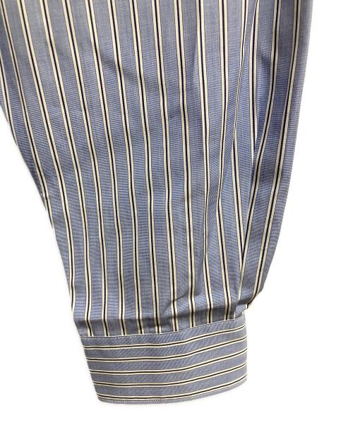 COMME des GARCONS SHIRT（コムデギャルソンシャツ）COMME des GARCONS SHIRT (コムデギャルソンシャツ) フォーエバーストライプシャツ ブルー サイズ:M 未使用品の古着・服飾アイテム