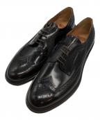 Hilton×CALZOLERIA TOSCANAヒルトン×カルツォレリアトスカーナ）の古着「ウィングチップシューズ」｜ブラック