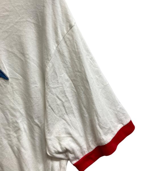 OFFWHITE（オフホワイト）OFFWHITE (オフホワイト) イーグルプリントリンガーTシャツ ホワイト サイズ:Lの古着・服飾アイテム