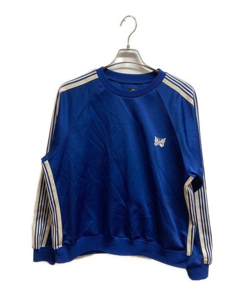 Needles（ニードルズ）Needles (ニードルズ) TRACK CREW NECK SHIRT ブルー サイズ:Mの古着・服飾アイテム