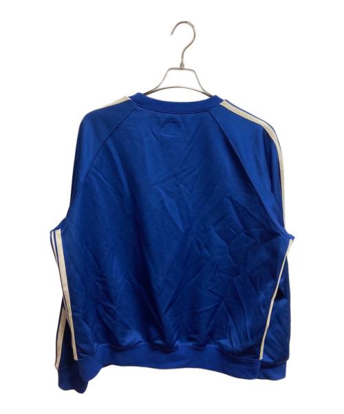 Needles（ニードルズ）Needles (ニードルズ) TRACK CREW NECK SHIRT ブルー サイズ:Mの古着・服飾アイテム