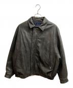 NAUTICAノーティカ）の古着「フェイクレザージャケット」｜ブラック