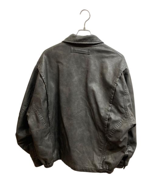 NAUTICA（ノーティカ）NAUTICA (ノーティカ) フェイクレザージャケット ブラック サイズ:Mの古着・服飾アイテム