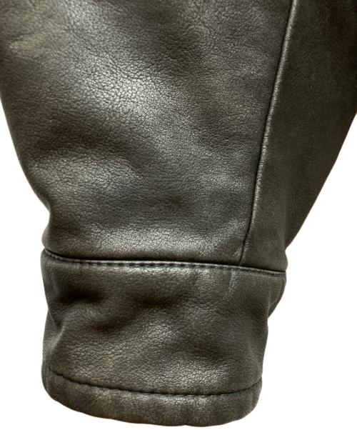 NAUTICA（ノーティカ）NAUTICA (ノーティカ) フェイクレザージャケット ブラック サイズ:Mの古着・服飾アイテム