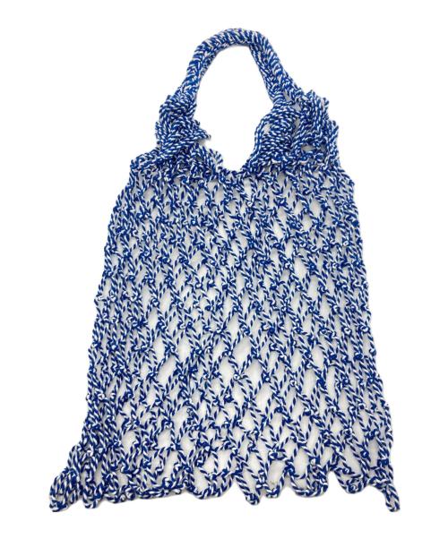 CELINE（セリーヌ）CELINE (セリーヌ) メッシュバッグ ブルーの古着・服飾アイテム