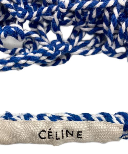 CELINE（セリーヌ）CELINE (セリーヌ) メッシュバッグ ブルーの古着・服飾アイテム