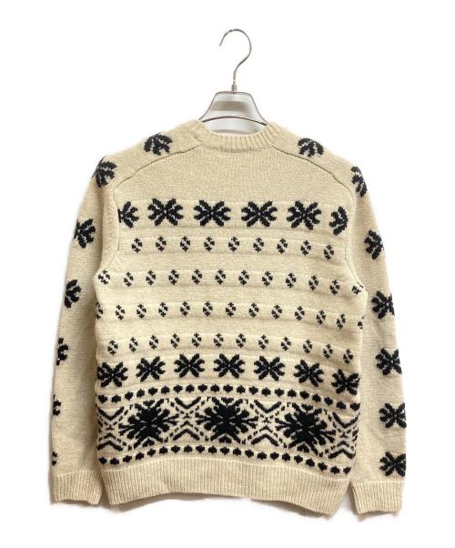 Yohji Yamamoto pour homme（ヨウジヤマモト プールオム）Yohji Yamamoto pour homme (ヨウジヤマモト プールオム) クルーネックニット ベージュ サイズ:3の古着・服飾アイテム