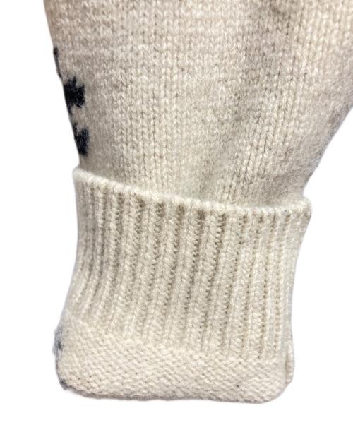 Yohji Yamamoto pour homme（ヨウジヤマモト プールオム）Yohji Yamamoto pour homme (ヨウジヤマモト プールオム) クルーネックニット ベージュ サイズ:3の古着・服飾アイテム