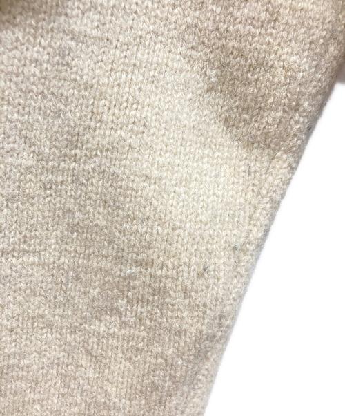 Yohji Yamamoto pour homme（ヨウジヤマモト プールオム）Yohji Yamamoto pour homme (ヨウジヤマモト プールオム) クルーネックニット ベージュ サイズ:3の古着・服飾アイテム