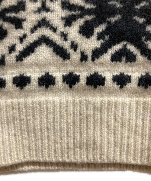 Yohji Yamamoto pour homme（ヨウジヤマモト プールオム）Yohji Yamamoto pour homme (ヨウジヤマモト プールオム) クルーネックニット ベージュ サイズ:3の古着・服飾アイテム