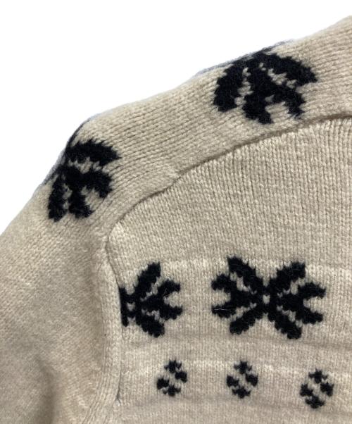 Yohji Yamamoto pour homme（ヨウジヤマモト プールオム）Yohji Yamamoto pour homme (ヨウジヤマモト プールオム) クルーネックニット ベージュ サイズ:3の古着・服飾アイテム