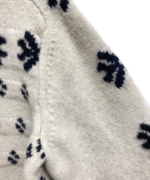 Yohji Yamamoto pour homme（ヨウジヤマモト プールオム）Yohji Yamamoto pour homme (ヨウジヤマモト プールオム) クルーネックニット ベージュ サイズ:3の古着・服飾アイテム