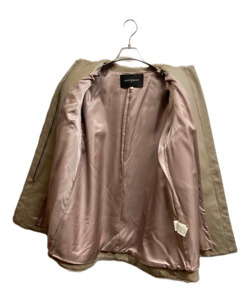 BEATING HEART（ビーティングハート）BEATING HEART (ビーティングハート) ムートンコート ベージュ サイズ:1の古着・服飾アイテム