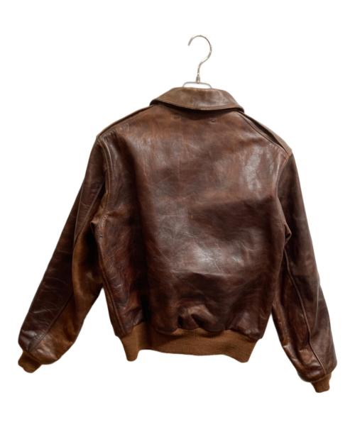 THE REAL McCOY'S（ザ・リアルマッコイズ）THE REAL McCOY'S (ザ・リアルマッコイズ) A-2 フライトジャケット ブラウン サイズ:40の古着・服飾アイテム
