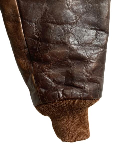 THE REAL McCOY'S（ザ・リアルマッコイズ）THE REAL McCOY'S (ザ・リアルマッコイズ) A-2 フライトジャケット ブラウン サイズ:40の古着・服飾アイテム