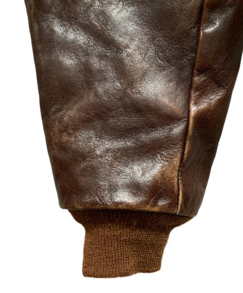 THE REAL McCOY'S（ザ・リアルマッコイズ）THE REAL McCOY'S (ザ・リアルマッコイズ) A-2 フライトジャケット ブラウン サイズ:40の古着・服飾アイテム