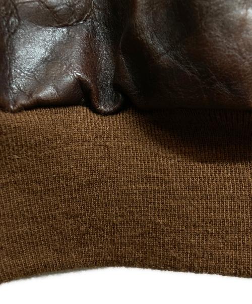 THE REAL McCOY'S（ザ・リアルマッコイズ）THE REAL McCOY'S (ザ・リアルマッコイズ) A-2 フライトジャケット ブラウン サイズ:40の古着・服飾アイテム