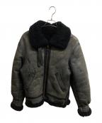 AVIREXアヴィレックス）の古着「B-3ムートンフライトジャケット」｜ブラック