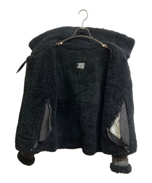 AVIREX（アヴィレックス）AVIREX (アヴィレックス) B-3ムートンフライトジャケット ブラック サイズ:34の古着・服飾アイテム