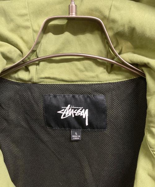 stussy（ステューシー）stussy (ステューシー) アノラックパーカー カーキ サイズ:Lの古着・服飾アイテム
