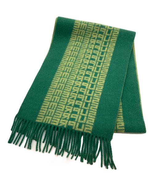 SUPREME（シュプリーム）Supreme (シュプリーム) 18FW Logo Repeat Scarf グリーンの古着・服飾アイテム