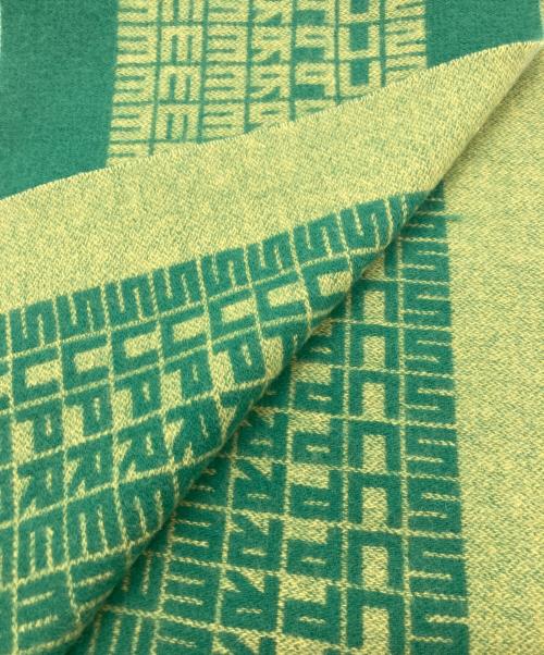 SUPREME（シュプリーム）Supreme (シュプリーム) 18FW Logo Repeat Scarf グリーンの古着・服飾アイテム