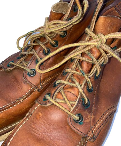RED WING（レッドウィング）RED WING (レッドウィング) モックトゥブーツ ブラウン サイズ:9Eの古着・服飾アイテム