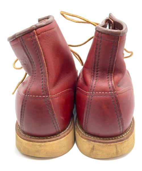 RED WING（レッドウィング）RED WING (レッドウィング) モックトゥブーツ レッド サイズ:US9の古着・服飾アイテム