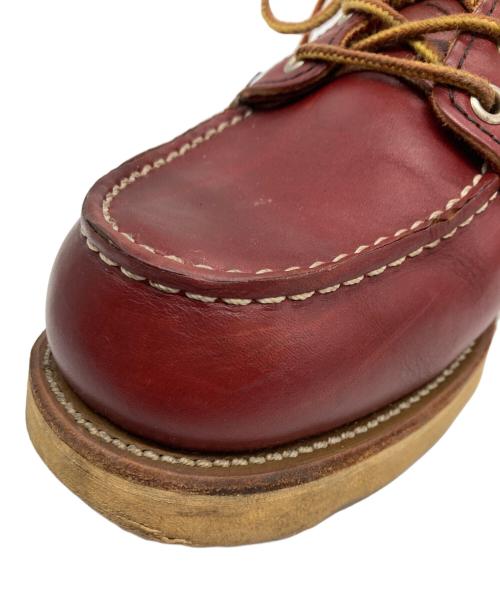 RED WING（レッドウィング）RED WING (レッドウィング) モックトゥブーツ レッド サイズ:US9の古着・服飾アイテム