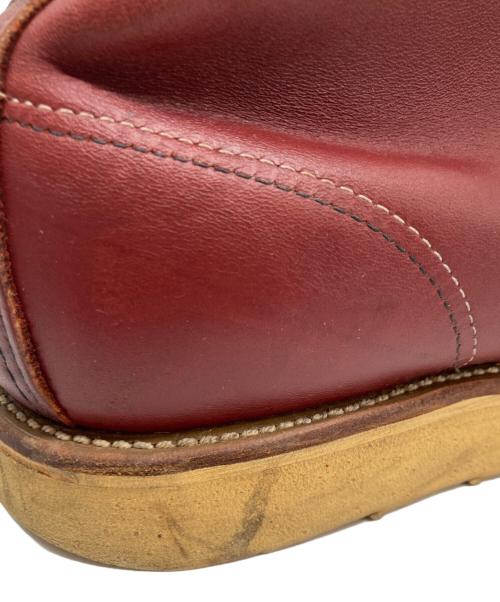 RED WING（レッドウィング）RED WING (レッドウィング) モックトゥブーツ レッド サイズ:US9の古着・服飾アイテム