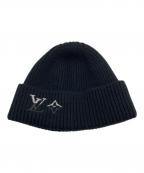 LOUIS VUITTONルイ ヴィトン）の古着「ビーニー・LV デュアル」｜ブラック