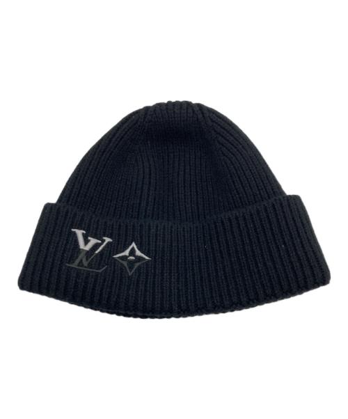 LOUIS VUITTON（ルイ ヴィトン）LOUIS VUITTON (ルイ ヴィトン) ビーニー・LV デュアル ブラックの古着・服飾アイテム