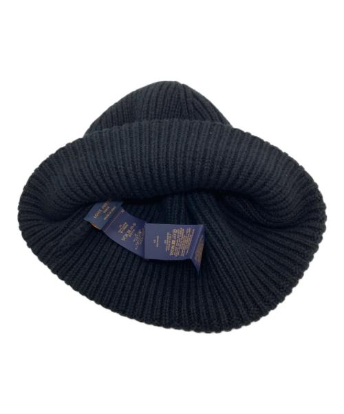LOUIS VUITTON（ルイ ヴィトン）LOUIS VUITTON (ルイ ヴィトン) ビーニー・LV デュアル ブラックの古着・服飾アイテム