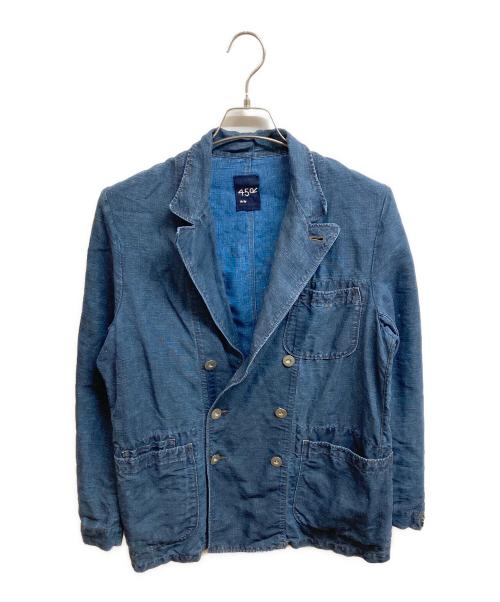 45R（フォーティファイブ・アール）45R (フォーティファイブ・アール) リネンダブルジャケット ネイビー サイズ:ーの古着・服飾アイテム