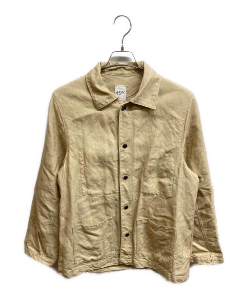 45R（フォーティファイブ・アール）45R (フォーティファイブ・アール) リネンカバーオール ベージュ サイズ:ーの古着・服飾アイテム
