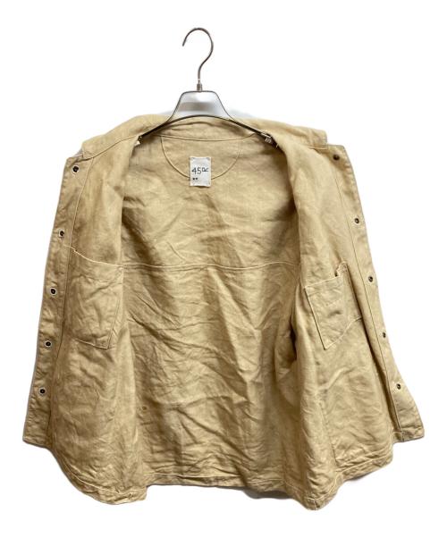 45R（フォーティファイブ・アール）45R (フォーティファイブ・アール) リネンカバーオール ベージュ サイズ:ーの古着・服飾アイテム