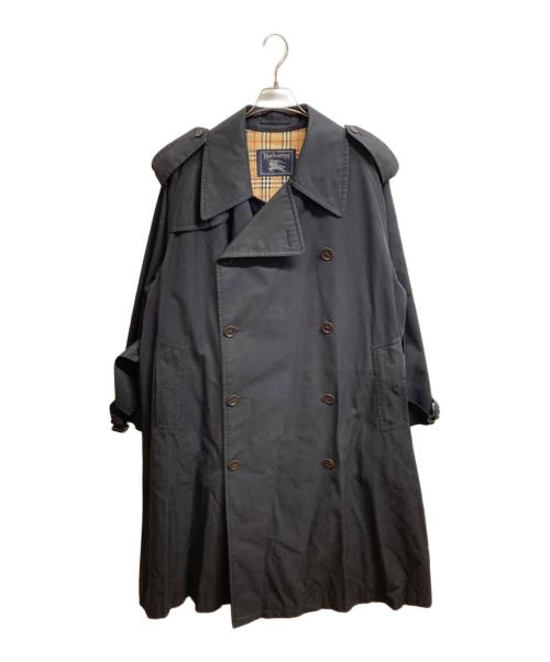 Burberry's（バーバリー）Burberry's (バーバリーズ) 裏ノバチェックトレンチコート ブラック サイズ:Lの古着・服飾アイテム