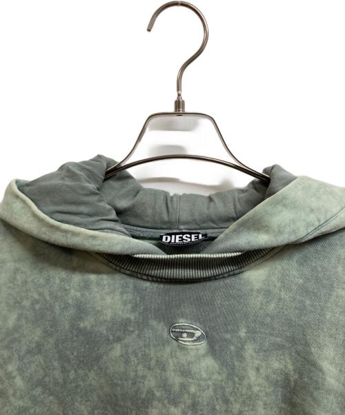 DIESEL（ディーゼル）DIESEL (ディーゼル) プルオーバーパーカー グリーン サイズ:Lの古着・服飾アイテム