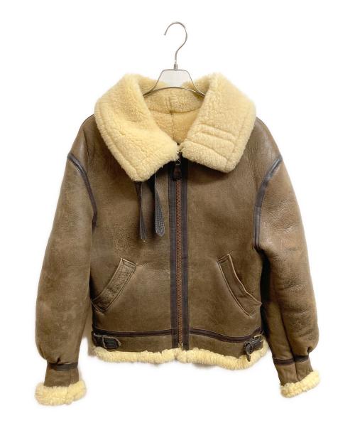 AVIREX（アヴィレックス）AVIREX (アヴィレックス) B-3ムートンフライトジャケット ブラウン サイズ:38の古着・服飾アイテム