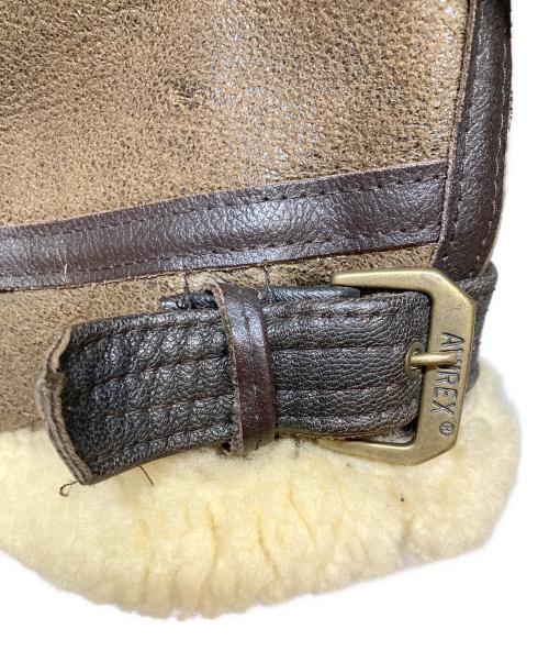 AVIREX（アヴィレックス）AVIREX (アヴィレックス) B-3ムートンフライトジャケット ブラウン サイズ:38の古着・服飾アイテム