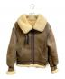 AVIREX（アヴィレックス）の古着「B-3ムートンフライトジャケット」｜ブラウン