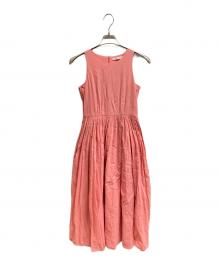 MARIHA（マリハ）の古着「ノースリーブワンピース」｜ピンク