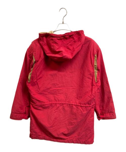 Eddie Bauer（エディーバウアー）Eddie Bauer (エディーバウアー) 黒タグマウンテンパーカー レッド サイズ:Mの古着・服飾アイテム