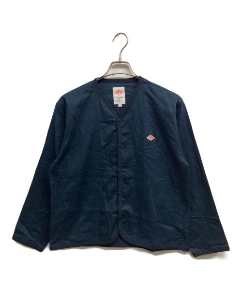 DANTON（ダントン）DANTON (ダントン) リネンカーディガン ネイビー サイズ:36の古着・服飾アイテム