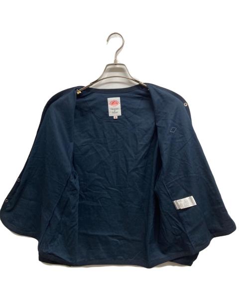 DANTON（ダントン）DANTON (ダントン) リネンカーディガン ネイビー サイズ:36の古着・服飾アイテム