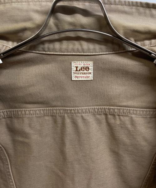 LEE（リー）LEE (リー) 101J ライダースジャケット ベージュ サイズ:Lの古着・服飾アイテム
