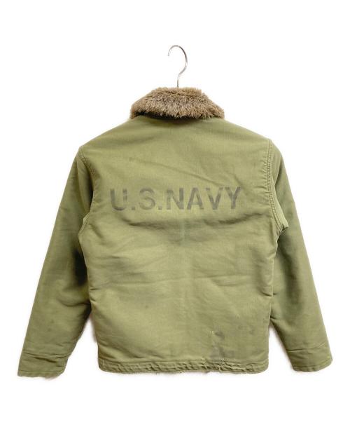 HOUSTON（ヒューストン）HOUSTON (ヒューストン) 5N-1X N-1 DECK JACKET - TIGHT model - グリーン サイズ:36の古着・服飾アイテム