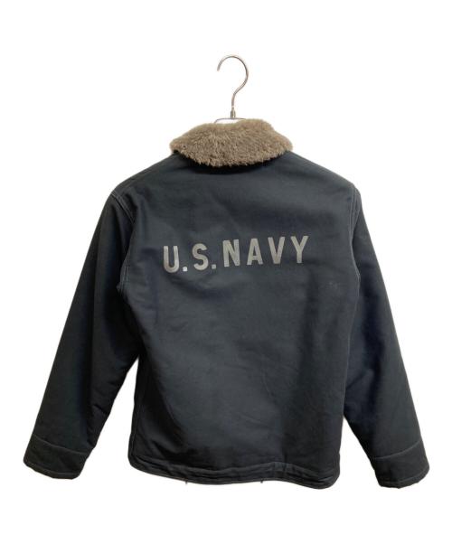 BUZZ RICKSON'S（バズリクソンズ）Buzz Rickson's (バズリクソンズ) Type N-1 NAVY・デッキジップジャケット ネイビー サイズ:36の古着・服飾アイテム